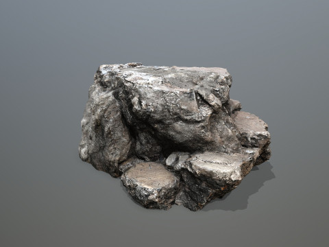 Old cliff rocks Modelo 3D