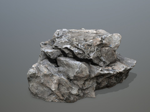 Old cliff rocks Modelo 3D