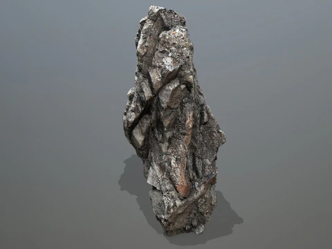Old cliff rocks 3D Model
