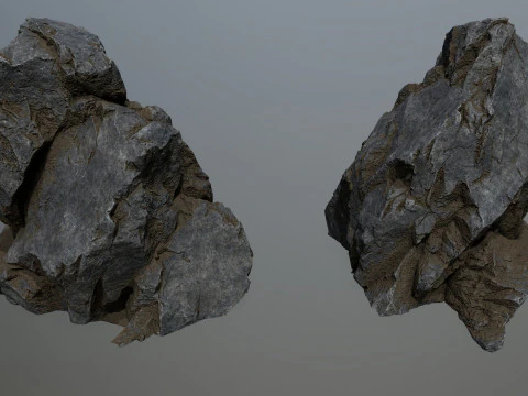 Cliff rocks 3D Model