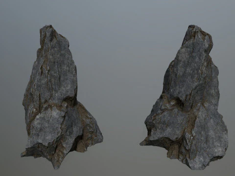 Cliff rocks 3D Model