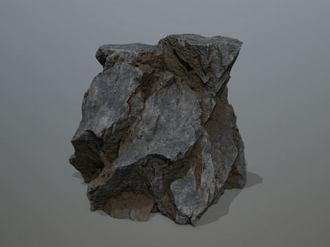 Cliff rocks Model 3D