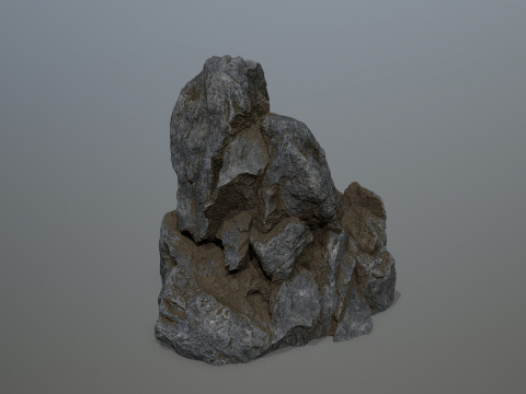 Cliff rocks Model 3D