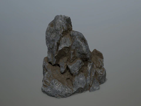 Cliff rocks 3D Model