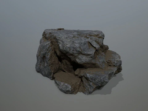 Cliff rocks 3D Model