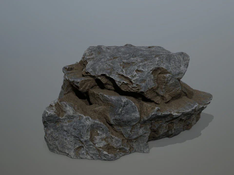 Cliff rocks 3D Model