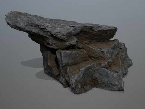 Cliff rocks Model 3D