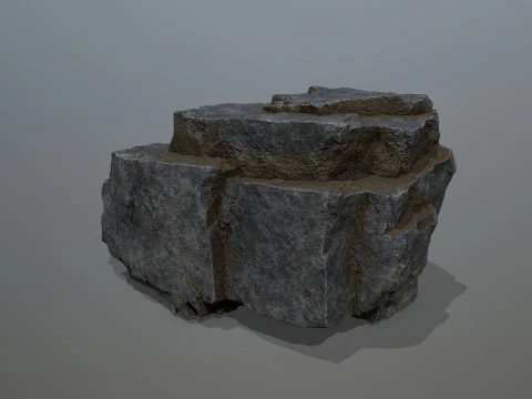 Cliff rocks 3D Model