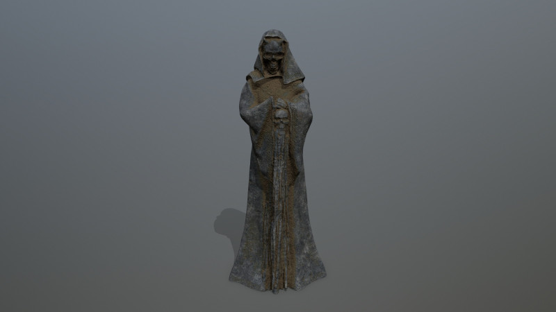 Statue 4 3D Модель .c4d .max .obj .3ds .fbx .stl .blend 