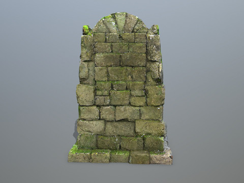 Lion Stone Throne 4 Modelo 3D