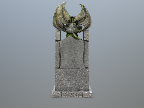 Devil Stone Throne Model 3D