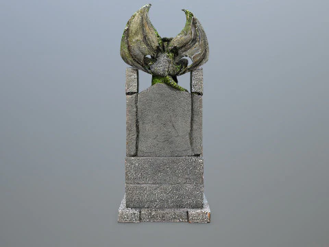 Devil Stone Throne 3D Model