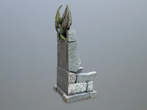 Devil Stone Throne 3D Model