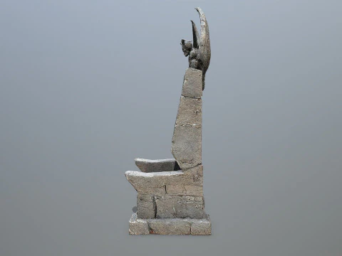 Devil Stone Throne 1 3D Model