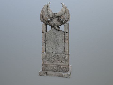Devil Stone Throne 1 3D Модель