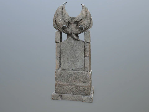 Devil Stone Throne 1 3D Model