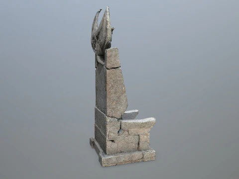Devil Stone Throne 1 3D Model