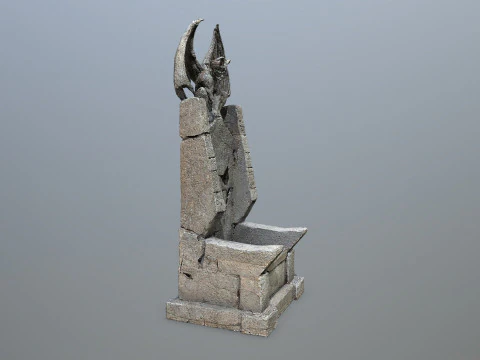 Devil Stone Throne 1 3D Model