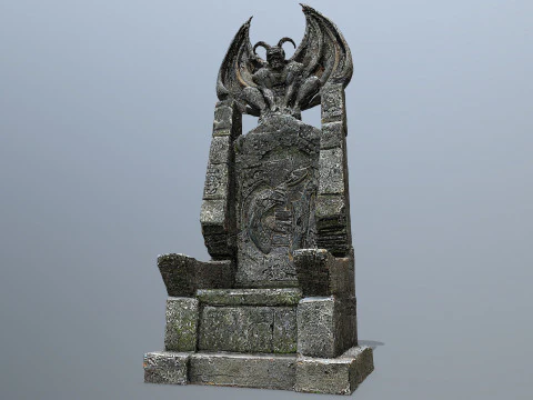 Devil Stone Throne 3 3D Model