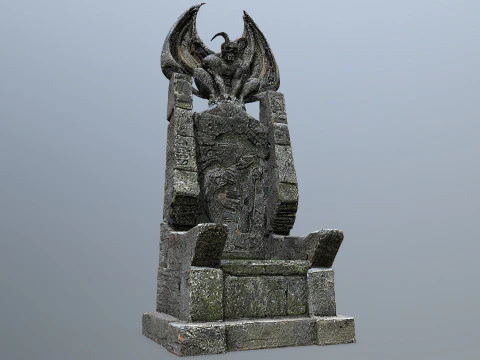 Devil Stone Throne 3 3D Model