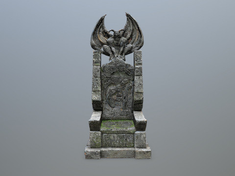 Devil Stone Throne 3 3D Model