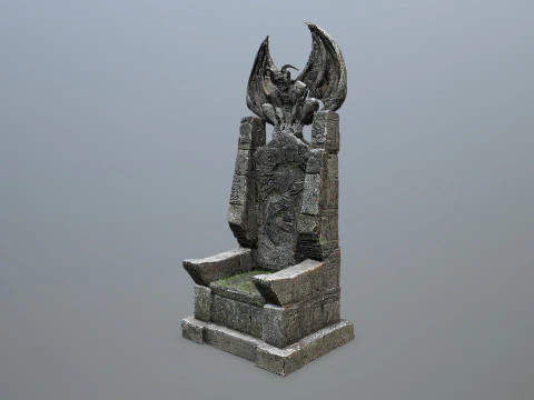 Devil Stone Throne 3 3D Model