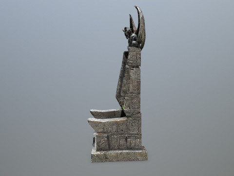 Devil Stone Throne 3 3D Model