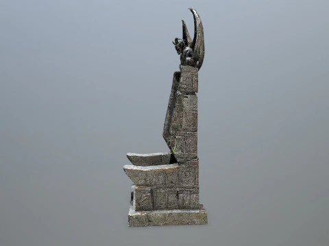Devil Stone Throne 3 3D Model