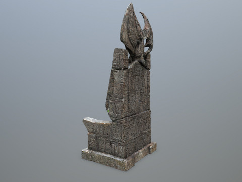 Devil Stone Throne 3 3D Model