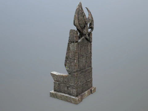 Devil Stone Throne 3 3D Model