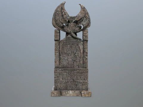 Devil Stone Throne 3 3D Model