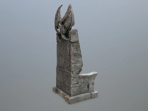 Devil Stone Throne 3 3D Model