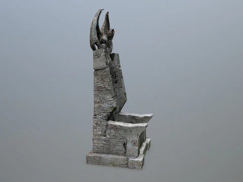 Devil Stone Throne 3 3D Model
