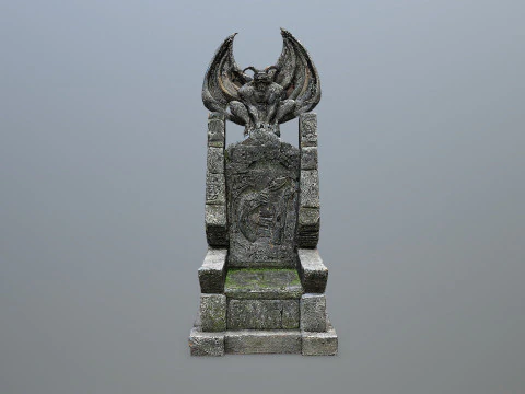 Devil Stone Throne 3 3D Model