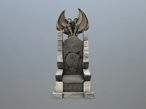 Devil Stone Throne 4 3D Model