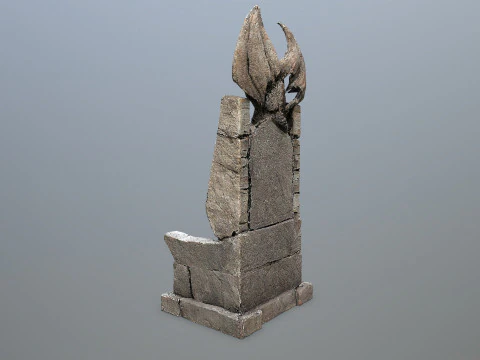 Devil Stone Throne 4 3D Model