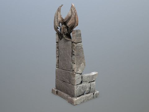 Devil Stone Throne 4 Modelo 3D