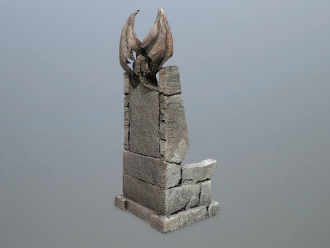Devil Stone Throne 4 3D Model