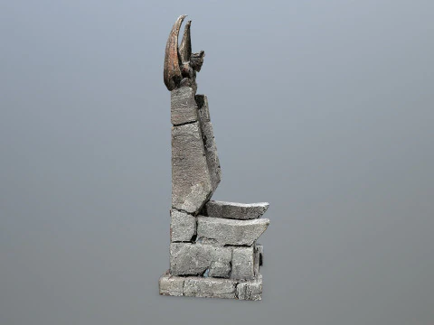 Devil Stone Throne 4 3D Model