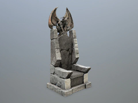 Devil Stone Throne 4 3D Model