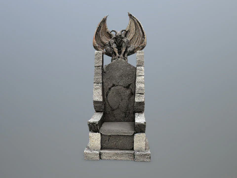Devil Stone Throne 4 3D Model