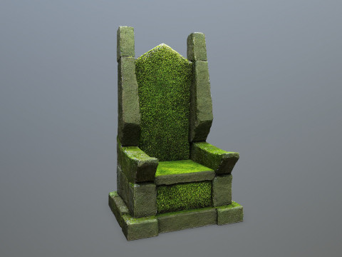 Stone Throne 3D 모델