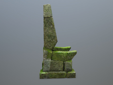Stone Throne 3D 모델