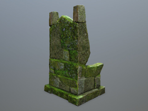 Stone Throne 3D 모델