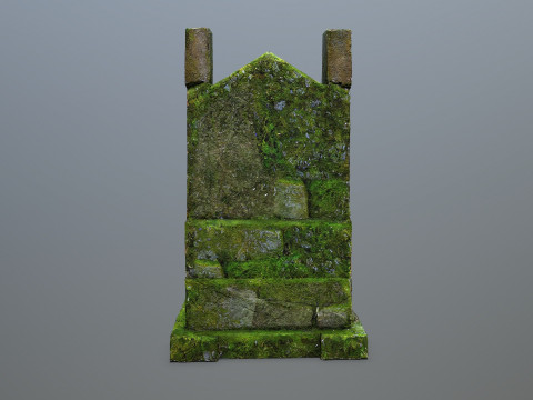 Stone Throne 3D 모델