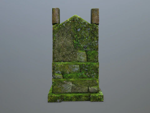 Stone Throne 3D Model