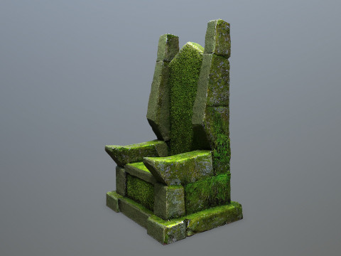 Stone Throne 3D 모델