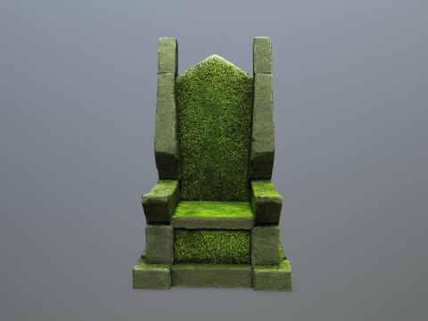 Stone Throne 3D 모델