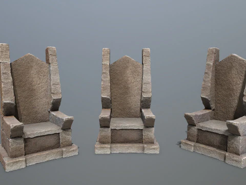 Kamienny Tron 2 Model 3D