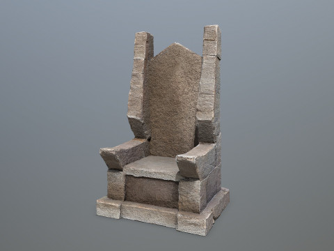 Stone Throne 2 3D 模型